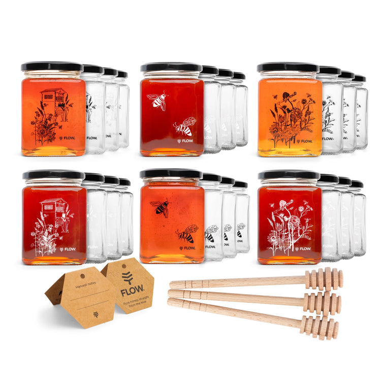Flow Honey Jar Gift Set