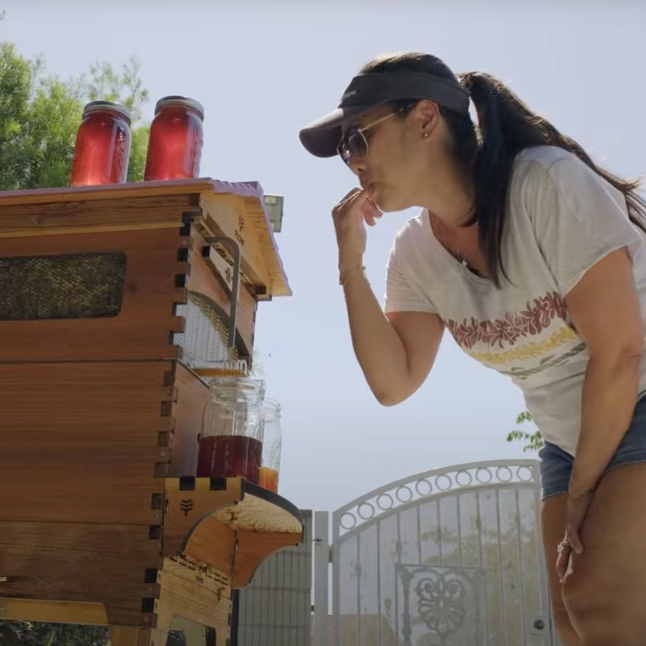 The colors of honey were mesmerising