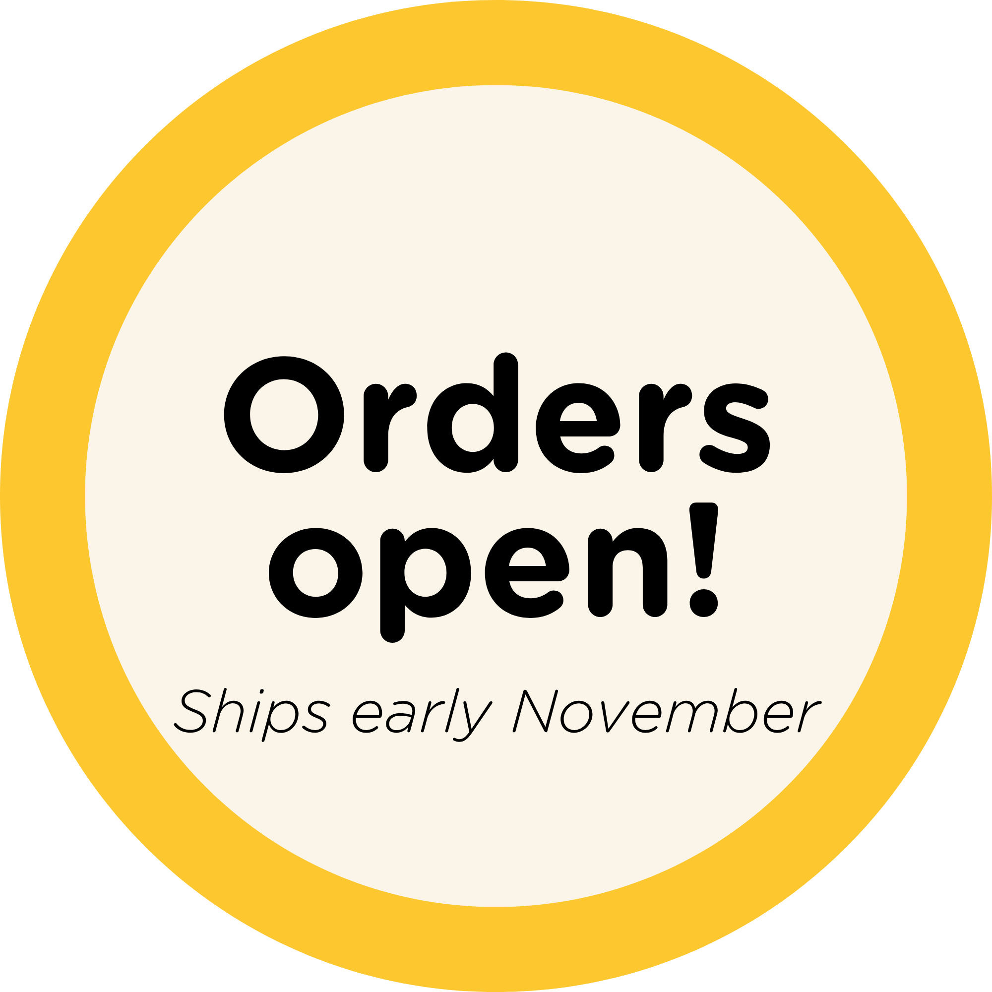 Orders Open