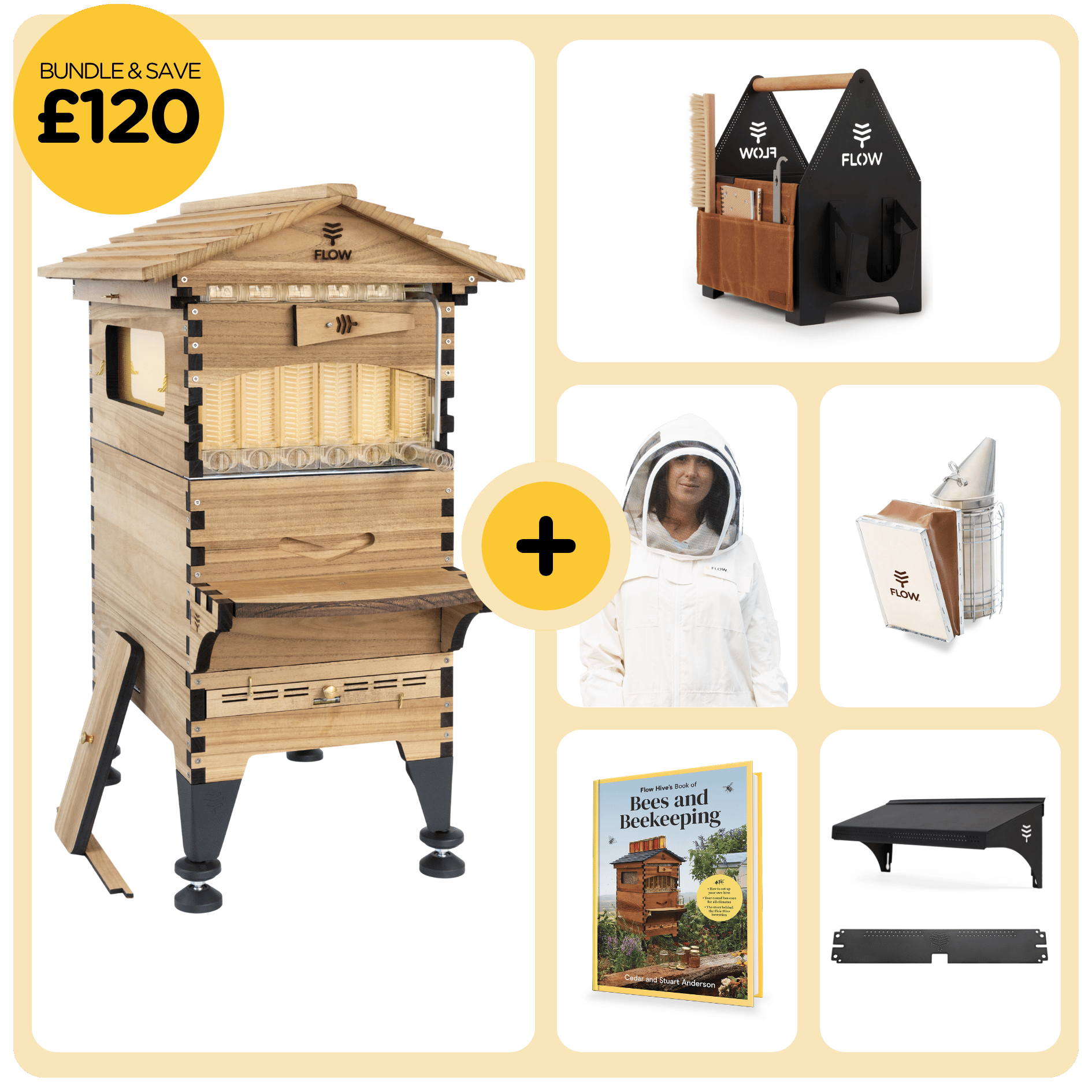 BEE-HIVE フライヤー他　全4点 Beekeeping Supplies UK | Flow® - Flow Hive UK