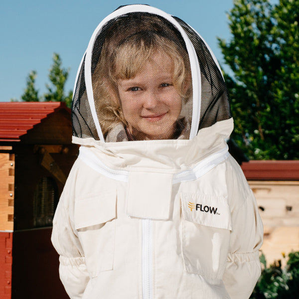 thumbnail image 2 of AGS Kids Beekeeping Suit With Gloves And Round Hat – Children’s Protective Gear 2 of 6